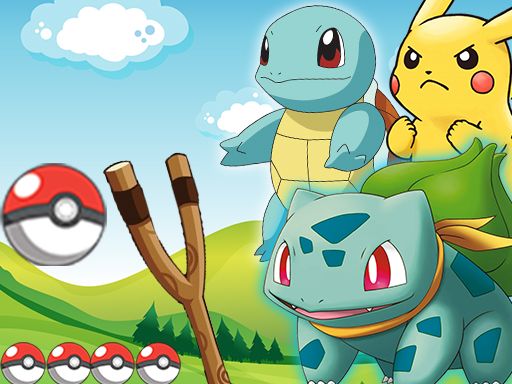 Angry Pokimon - browser game screenshot