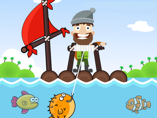 Happy Fishing - browser game screenshot