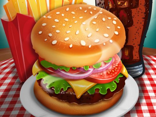 Burger Chef Restaurant - browser game screenshot