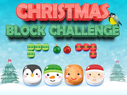 Christmas Block Challenge - browser game screenshot
