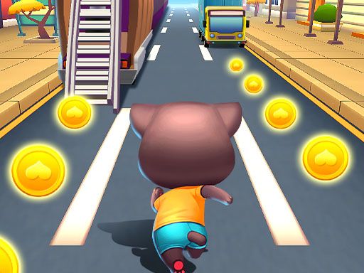 Paw Puppy Kid Subway Surfers Runner - browser game screenshot