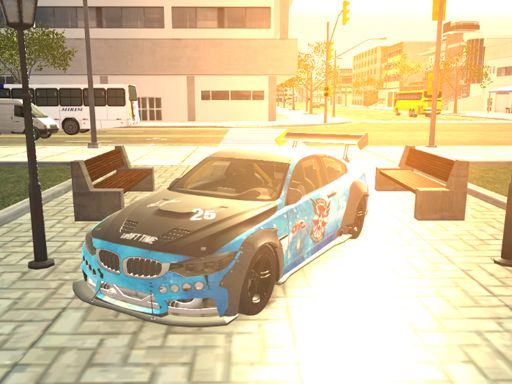 3D Master Race City Drift - browser game screenshot
