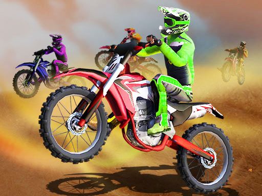 Dirt Bike MotoCross - browser game screenshot