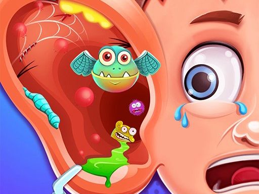 Fun Ear Doctor - browser game screenshot