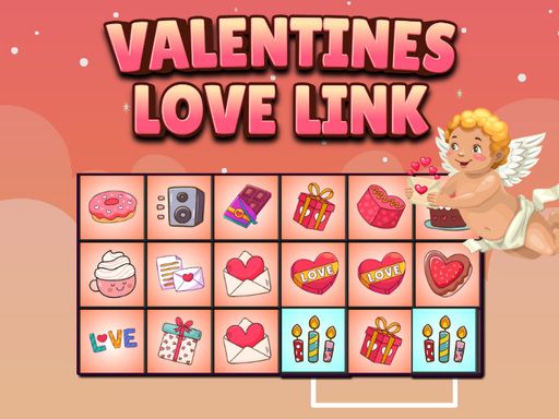 Valentines Love Link - browser game screenshot