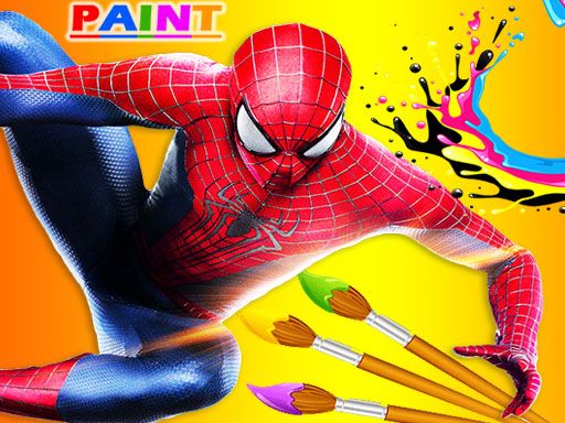 Spiderman Coloring - browser game screenshot
