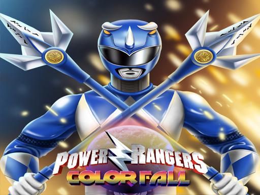 Power Rangers Color Fall - Pin Pull Power Rangers Color Fall - Pin Pull - browser game screenshot