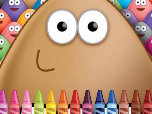 Pou Coloring - browser game screenshot