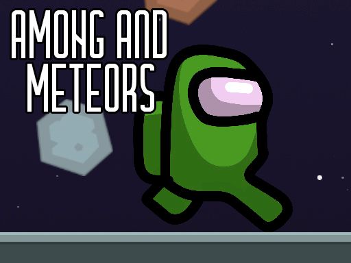 Among and meteors - browser game screenshot