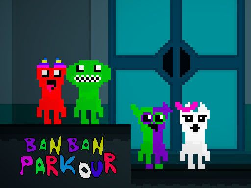 Ban Ban Parkour - browser game screenshot