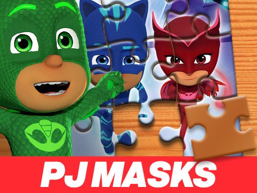 PJ Masks Jigsaw Puzzle PJ Masks Jigsaw Puzzle - browser game screenshot