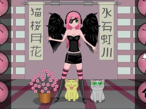 Anime Dress Up - browser game screenshot