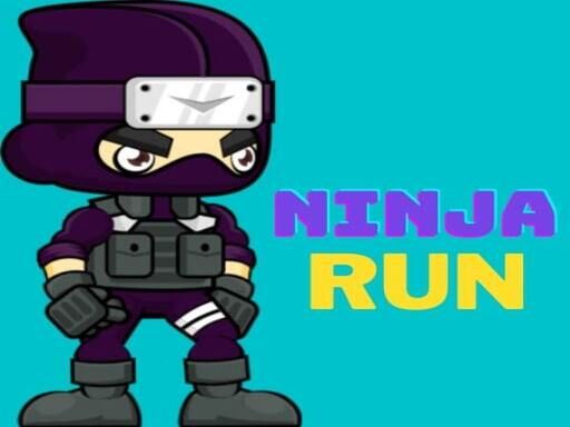 Ninja run 2d fun endless running - browser game screenshot