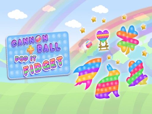 Cannon Ball & Pop It Fidget Game - browser game screenshot