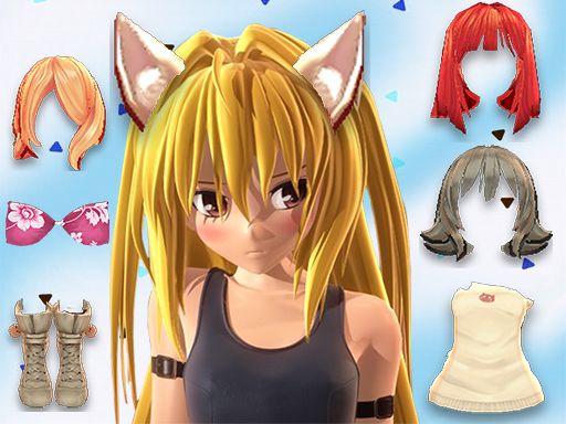 Sakora Anime Dress Up - browser game screenshot