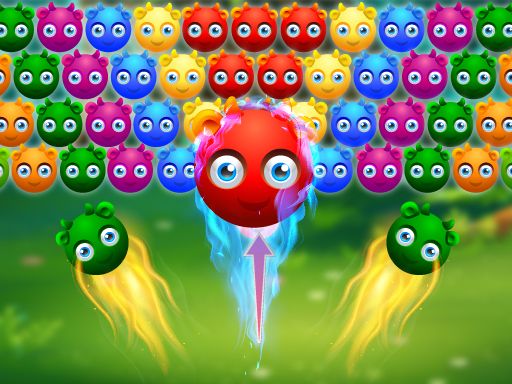 Monster Bubble Smashing - browser game screenshot