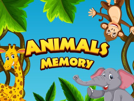 Animals Memory HTML5 - browser game screenshot