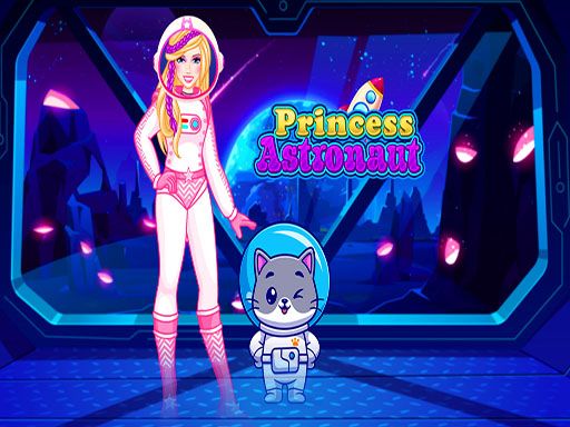 PRINCESS ASTRONAUT 2 - browser game screenshot