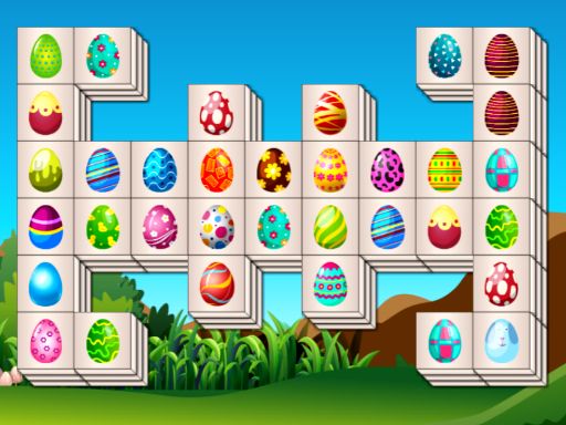 Easter Mahjong Deluxe - browser game screenshot