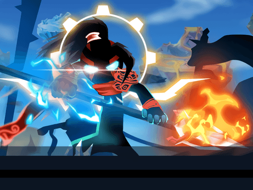 Stickman Hero Fight - browser game screenshot
