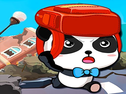 Baby Panda Earthquake Safety - browser game screenshot