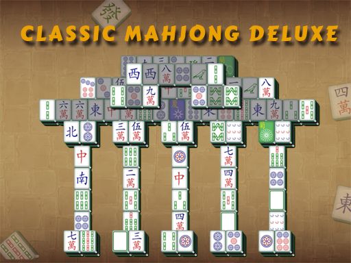 Classic Mahjong Deluxe - browser game screenshot