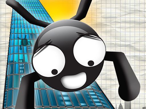 Stickman Base Jumper - browser game screenshot