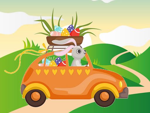 Bunnies Driving Cars Match 3 - browser game screenshot