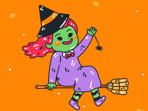 Halloween Monsters Jigsaw - browser game screenshot