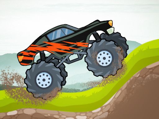 Jul Monster Truck Racing - browser game screenshot
