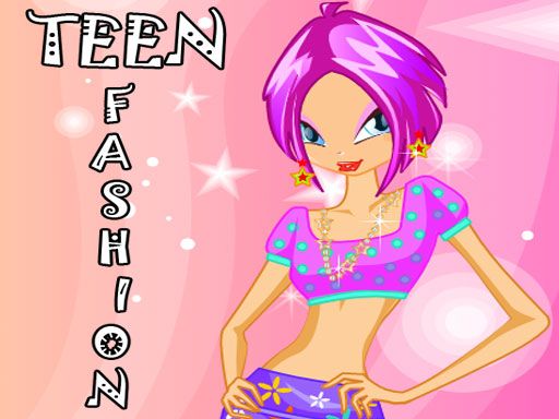 Teen Fashion Dress Up - browser game screenshot