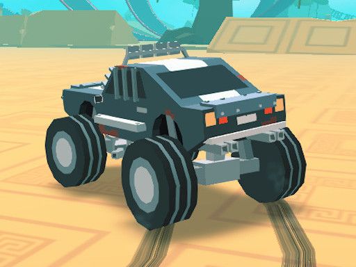 Monster Truck Stunts Pro - browser game screenshot