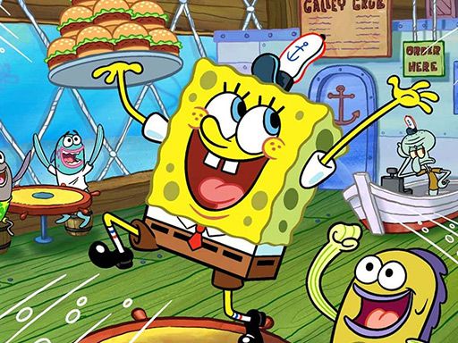 Sponge Bob Jigsaw Puzzle - browser game screenshot