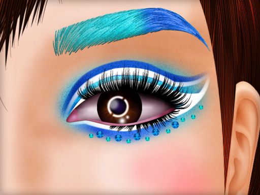 Incredible Princess Eye Art - browser game screenshot
