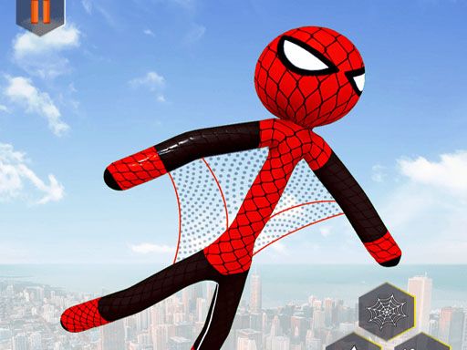 Spider Man Stickman - browser game screenshot