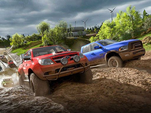 Offroad Vehicle Simulation - browser game screenshot