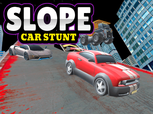 Slope Car Stunt - browser game screenshot