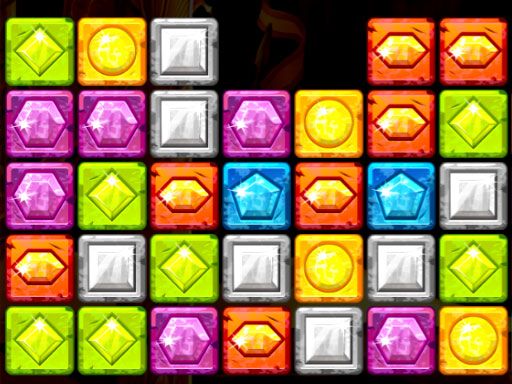 Gems Blocks Collapse - browser game screenshot