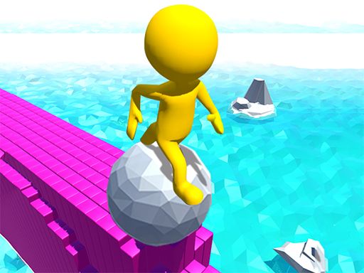 Roll Run 3D - browser game screenshot