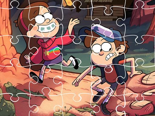 Gravity Falls Jigsaw - browser game screenshot