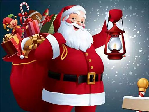 MERRY CHRISTMAS PUZZLE - browser game screenshot