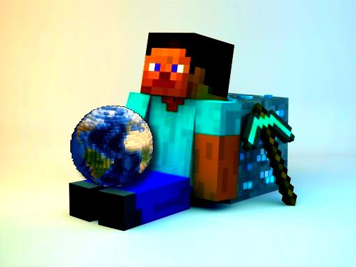 Minecraft Earth Survival - browser game screenshot