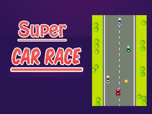 Super Car Race - browser game screenshot