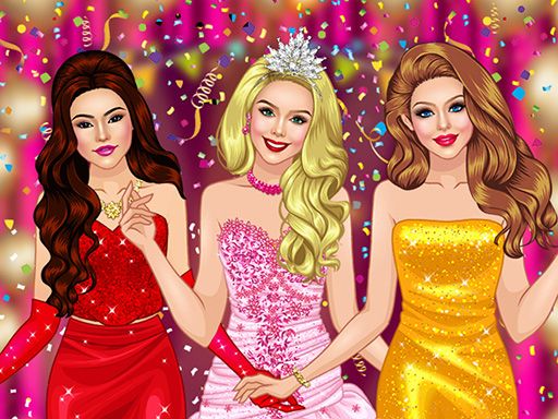 Prom Queen Dress Up High School Game for Girl - browser game screenshot