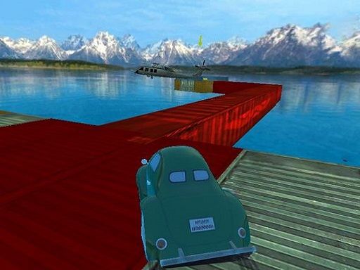 Old Car Stunt - browser game screenshot