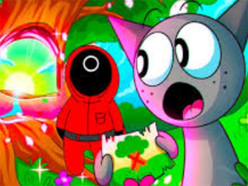 When Sprunki Meet Squid Game - browser game screenshot