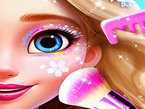 Girl Game Princess Makeup - browser game screenshot