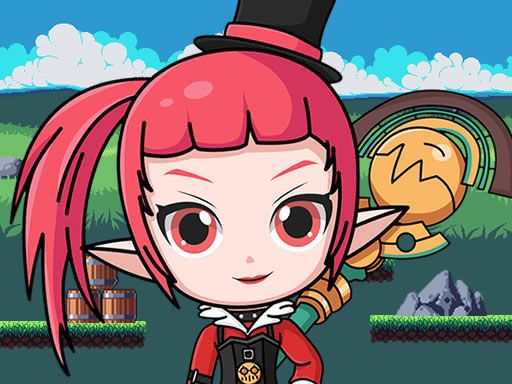 Mage Girl Adventure - browser game screenshot