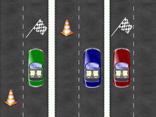 Three Cars - browser game screenshot