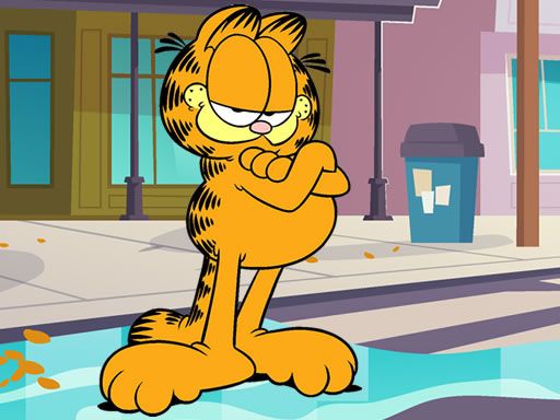 Garfield Jigsaw Puzzle - browser game screenshot